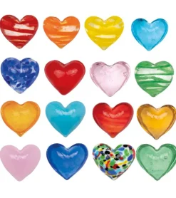 Ru00e4der Design Stories 150 stk Glashjerter i forskellige farver* Sorggruppe|Kirker Og Foreninger