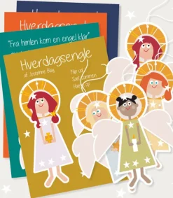 Josephine Blay 4 stk Hverdagsengle, Klip-ud-engle* Kirker Og Foreninger|Dåbshilsner