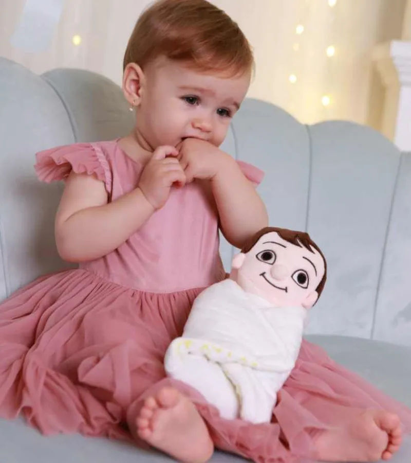 Mercy Toys Baby Jesus-Bamse med tæppe*Børn Kirker Og Foreninger|Barnedåb