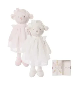 Bukowski Bamse, Molly – hvid, i gaveæske*Børn Barnedåb|Gave-ideer