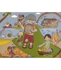 Lone Engsig Hvam Bibel Collage, A5 af Lone Engsig*Børn Dåbshilsner|Kirker Og Foreninger