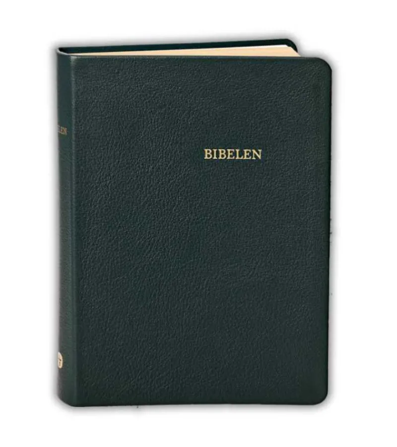 Bibelselskabet Bibelen i ægte sort skind* Bibelen|Bøger Om Tro