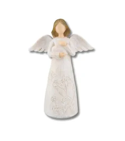 Gilde Blomster engel m. hjerte, 16cm* Engle|Jul