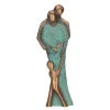 BUBE Bronze figur, Forældre og barn, 14,5 cm* Bryllup|Gave-ideer