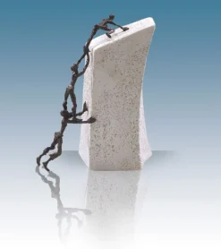 BUBE Bronze figur, Sammen når vi længst* Bryllup|Gave-ideer