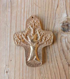 BUBE Bronze, Kors med livets træ og helligåndsdue* Pinse|Højtider