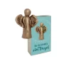 Maria Laach Bronzefigur, Der er altid en engel, 5 cm* Minde-ting|Sorg-bearbejdning