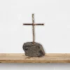 Maria Laach Bronzekors på lavasten, 16 cm* Kors|Bolig