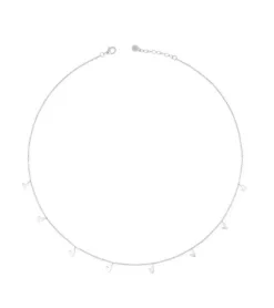 By Gabay , Halskæde med 8 små hjerter, sølv* Studentergaver|Gave-ideer