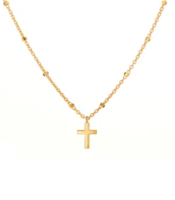 By Gabay , Halskæde med lille kors, guld* Studentergaver|Gave-ideer