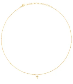 By Gabay , Halskæde med lille kors, guld* Studentergaver|Gave-ideer