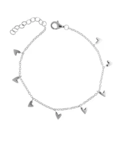 By Gabay , Hjerte charm armbånd, sølv* Konfirmation|Gave-ideer