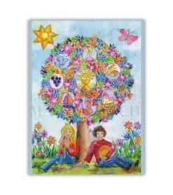 Maria Laach Dobbeltkort med kuvert, Glædens fest* Kort|Papirvarer