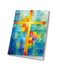 Maria Laach Dobbeltkort med kuvert, Kors* Dåbshilsner|Kirker Og Foreninger