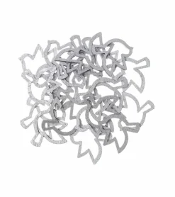 Rico Design Due i træ, åben, Sølv, 24 stk* Servietter Og Pynt|Papirvarer