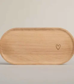 Eulenschnitt Egetræ, Oval tallerken med hjerte* Mors Dag|Gave-ideer