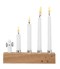 Ru00e4der Design Stories Engel adventsstage, sølv til juletræslys* Engle|Jul