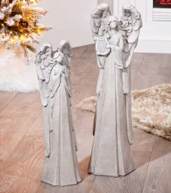 Gilde Engel med bedende hænder, 56 cm* Engle|Jul