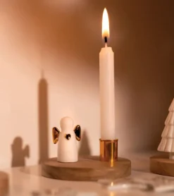 Ru00e4der Design Stories Engel med guldvinger og stage til juletræslys* Minde-ting|Sorg-bearbejdning