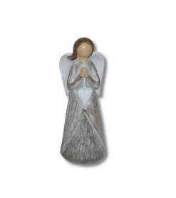 La Vida Englepige med Hjerte, Bedende hænder, 13cm* Engle|Jul