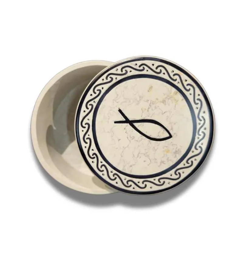 Polanski Fedtsten, Rund æske med låg, ICHTHYS* Bolig