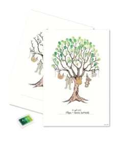 MouseAndPen Fingerprint – Barnedåbstræ*Børn Barnedåb|Gave-ideer