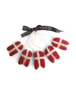 Gry And Sif Flag Ophæng, Sæt af 5 – Gry & Sif* Julepynt|Jul