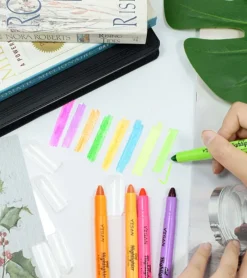 Engelsk Gel Highlighter til bibel, Sæt 8 farver* Bibelen|Bøger Om Tro