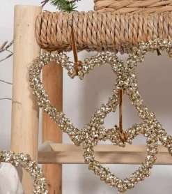 La Vida Glimmer, Deko hjerte ophæng, Medium* Julepynt|Jul