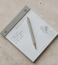 Eulenschnitt Grå kuglepen med hjerte i æske* Bibelen|Bøger Om Tro