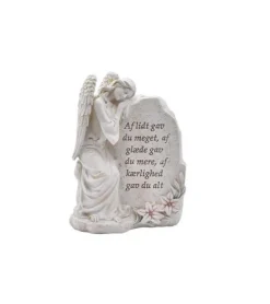 La Vida Gravpynt, Engel lænende op ad sten* Kirkegården|Sorg-bearbejdning