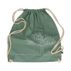 BUBE Grøn gymnastiktaske: Livets træ*Børn Til Børn|Accessories
