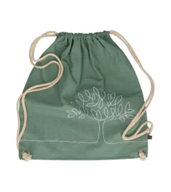 BUBE Grøn gymnastiktaske: Livets træ*Børn Til Børn|Accessories