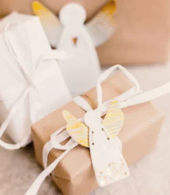 Ru00e4der Design Stories Guardian angel, Porcelæn sølv ophæng* Julepynt|Jul