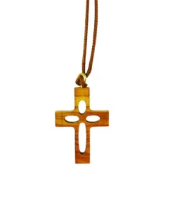 Maria Laach Halskæde, Kors i oliventræ m. huller* Halskæder|Smykker