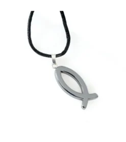 Praisent Halskæde m fiske vedhæng* Kirker Og Foreninger|Halskæder