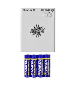 Herrnhuter Batteriholder m. timer til 1 LED 13 cm stjerne og 1-3 LED 8 cm stjerne* Tilbehør|Herrnhuter Stjerner