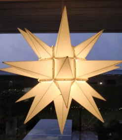 Herrnhuter Stjerne, Hvid, Plast, 40 cm* Stjerner|Herrnhuter Stjerner