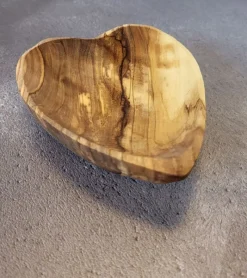 Bethlehem Star Olive Wood Hjerteskål i oliventræ* Mors Dag|Gave-ideer
