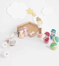 Rico Design Hækle Garn til Julekrybbe, Ricorumi Sæt med 20 nøgler* Diy Gør-det-selv|Bolig