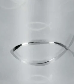 Gilde Ichthys lanterne til fyrfadslys, 8 cm* Konfirmationshilsner|Kirker Og Foreninger