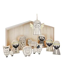 Gilde Julekrybbe i træ, 11 dele* Krybbespil|Jul