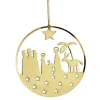 Pluto Julenat, krybbespils ophæng, guld* Kalendergaver|Jul