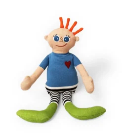 Josephine Blay KAI dukke, blå, 60 cm*Børn Kirker Og Foreninger|Barnedåb