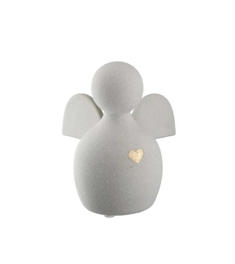 Gilde Keramik Engel, Grå, 14 cm* Figurer & Skulpturer|Bolig