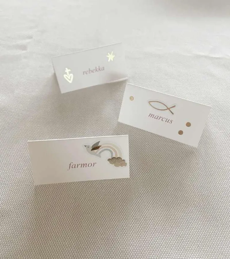 Rico Design Klistermærke Sæt, Dåb og konfirmation* Servietter Og Pynt|Papirvarer