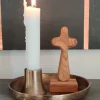 Bethlehem Star Olive Wood Kors med magnet* Små Gaver|Kors