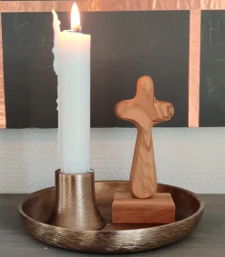 Bethlehem Star Olive Wood Kors med magnet* Små Gaver|Kors