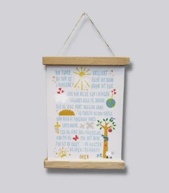 Josephine Blay Kort med Vor Fader A5* Dåbshilsner|Kirker Og Foreninger