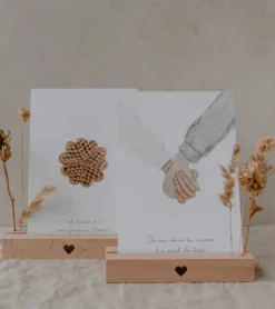 Eulenschnitt Kort og blomsterholder, 12cm* Kort|Papirvarer